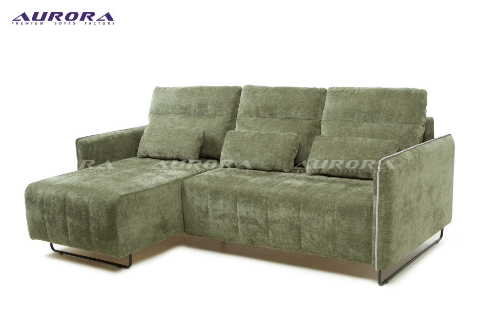 Угловой диван &quot;Антей&quot; "Антей" - компактный и современный диван, стиль которого удачно подчеркнут элегантными металлическими опорами